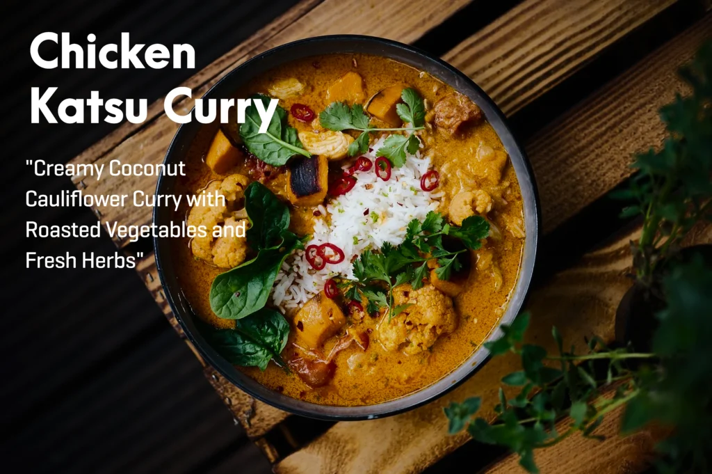 G22roup 1 (1) Crispy golden panko-breaded chicken katsu sliced over a bed of white rice with smooth Japanese curry sauce.