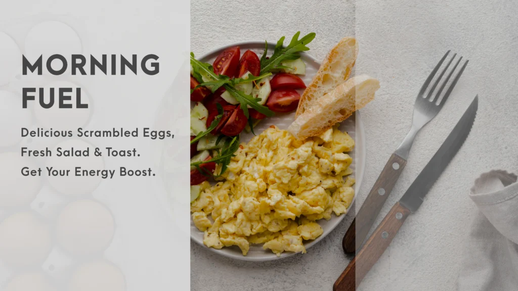 Best creamy scrambled eggs recipe served on a slice of buttered sourdough toast, garnished with fresh chives and black pepper.
